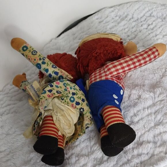 Vtg. Knickerbocker Raggedy Ann & Raggedy Andy Dolls - Picture 6 of 8